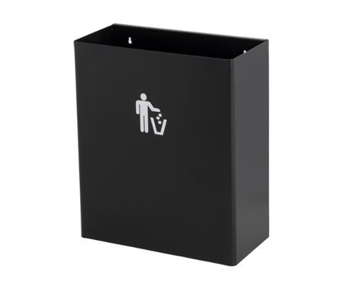 25L Wall-Mounted Waste Bin Painted Steel
